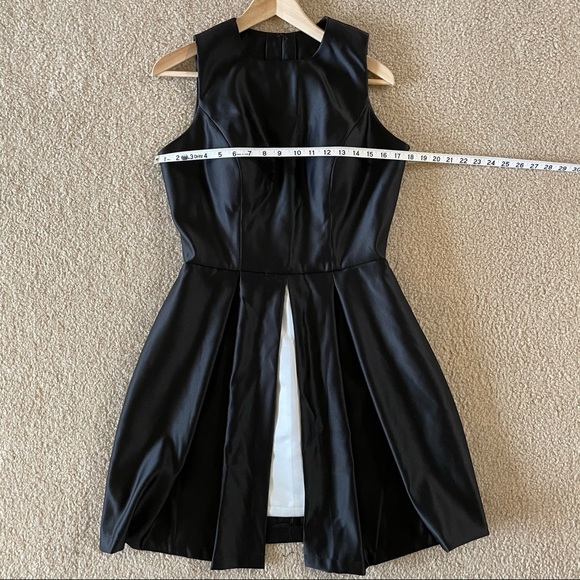 Colorblock Peplum Fit & Flare Dress - Picture 8 of 11